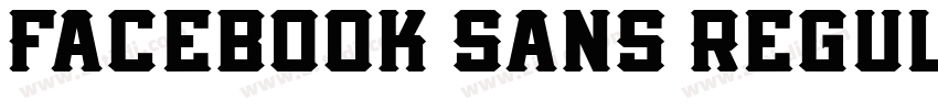 Facebook Sans Regul字体转换